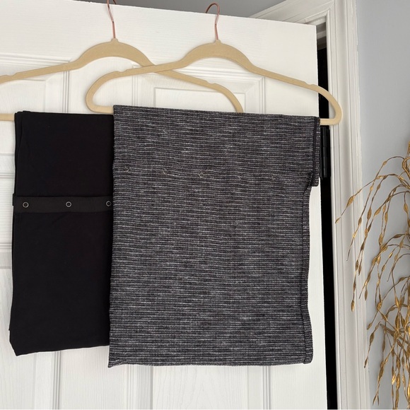 lululemon athletica Accessories - Lot of 2 Lululemon Vinyasa Scarf in Black and Gray